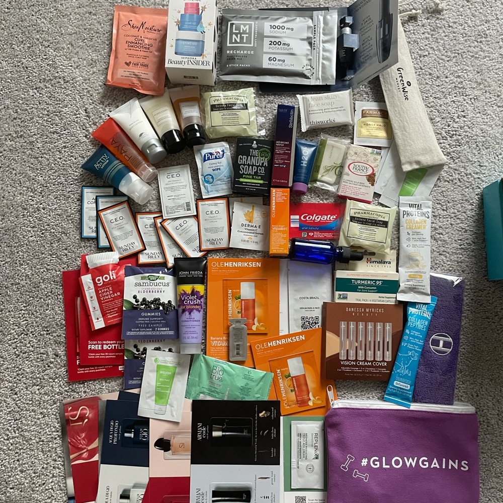 Huge 100+pc LOT Beauty/WellnessSample+10FREE Gifts